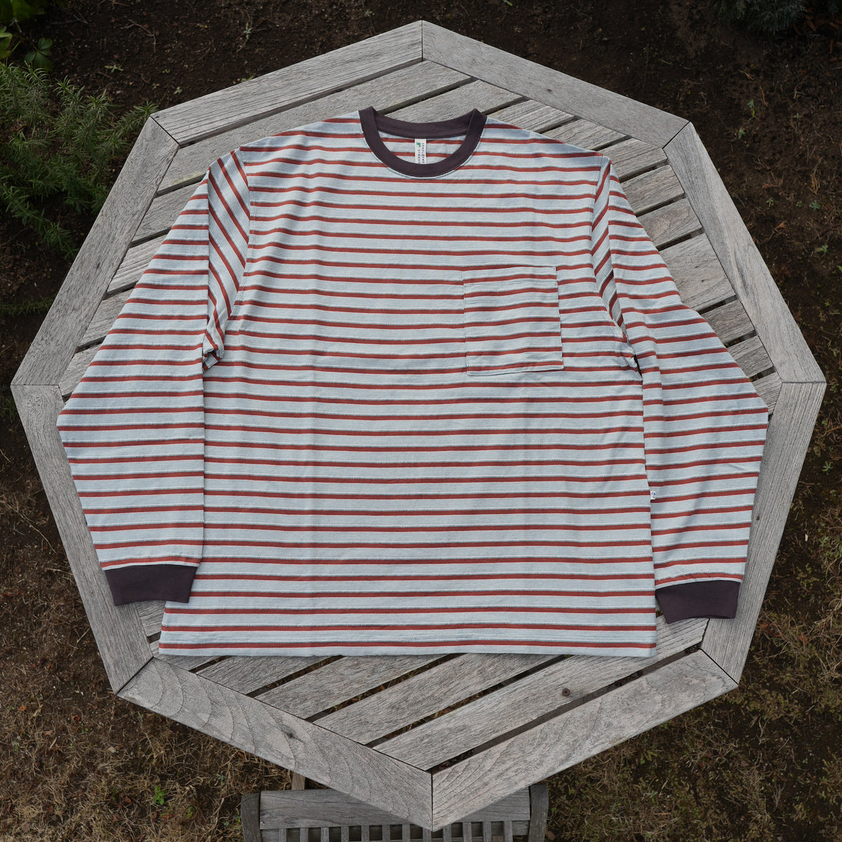 UNEVENNESS L/S TEE/ORANGE – DEVELOPMENT BY NOROLL