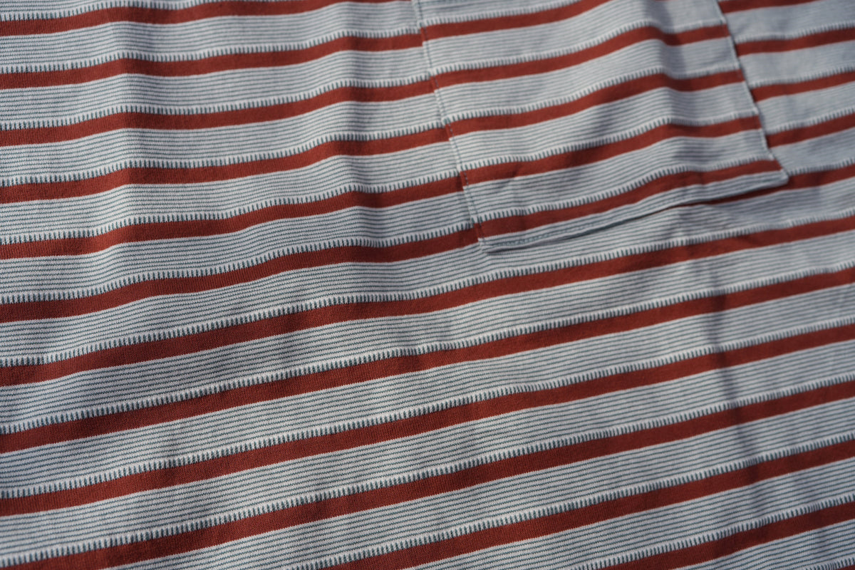 UNEVENNESS L/S TEE/ORANGE – DEVELOPMENT BY NOROLL