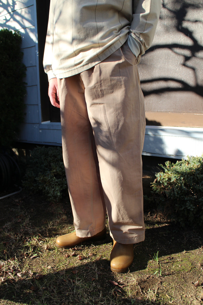 THICKWALK N.WEATHER PANTS/BEIGE – DEVELOPMENT BY NOROLL
