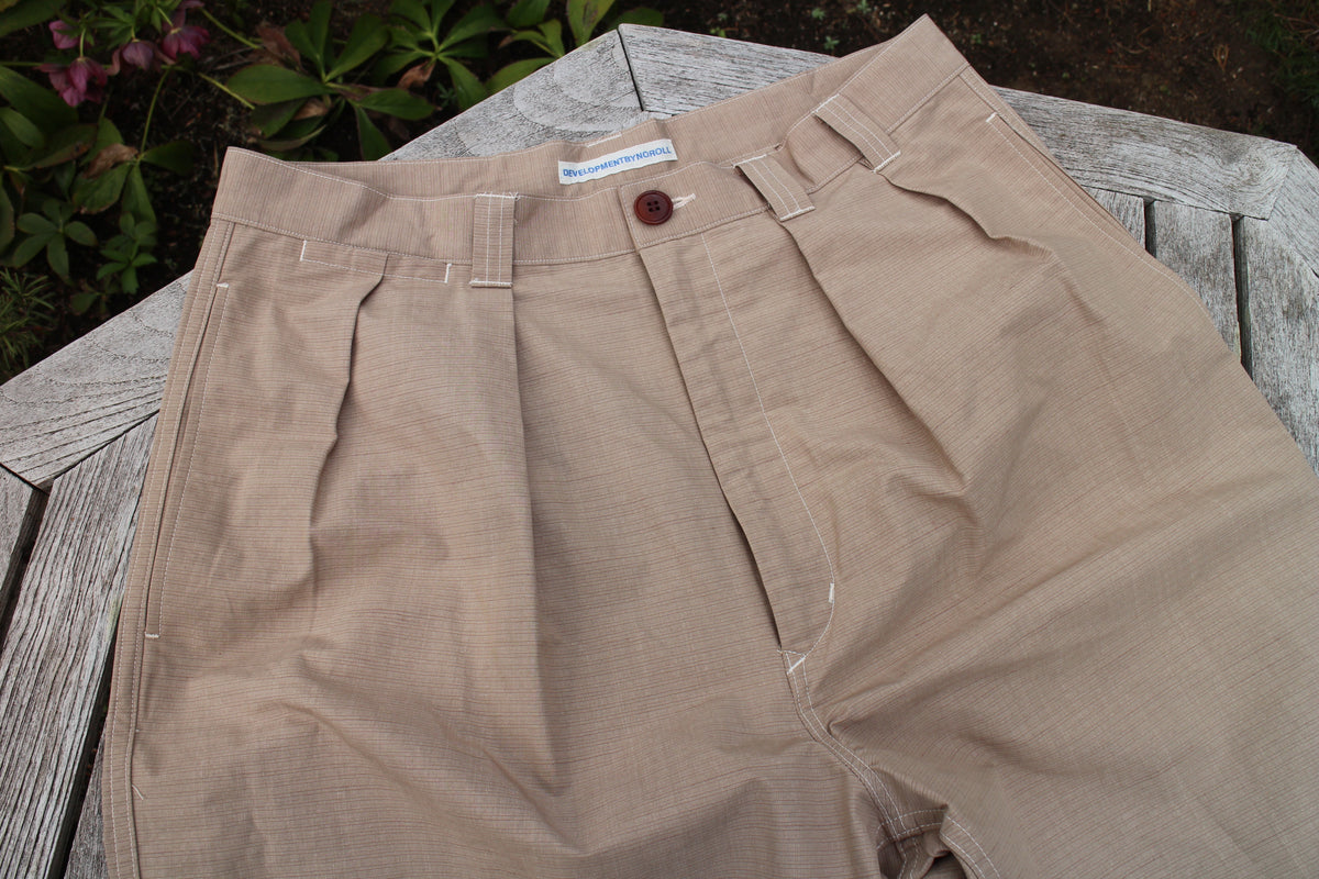 THICKWALK N.WEATHER PANTS/BEIGE – DEVELOPMENT BY NOROLL