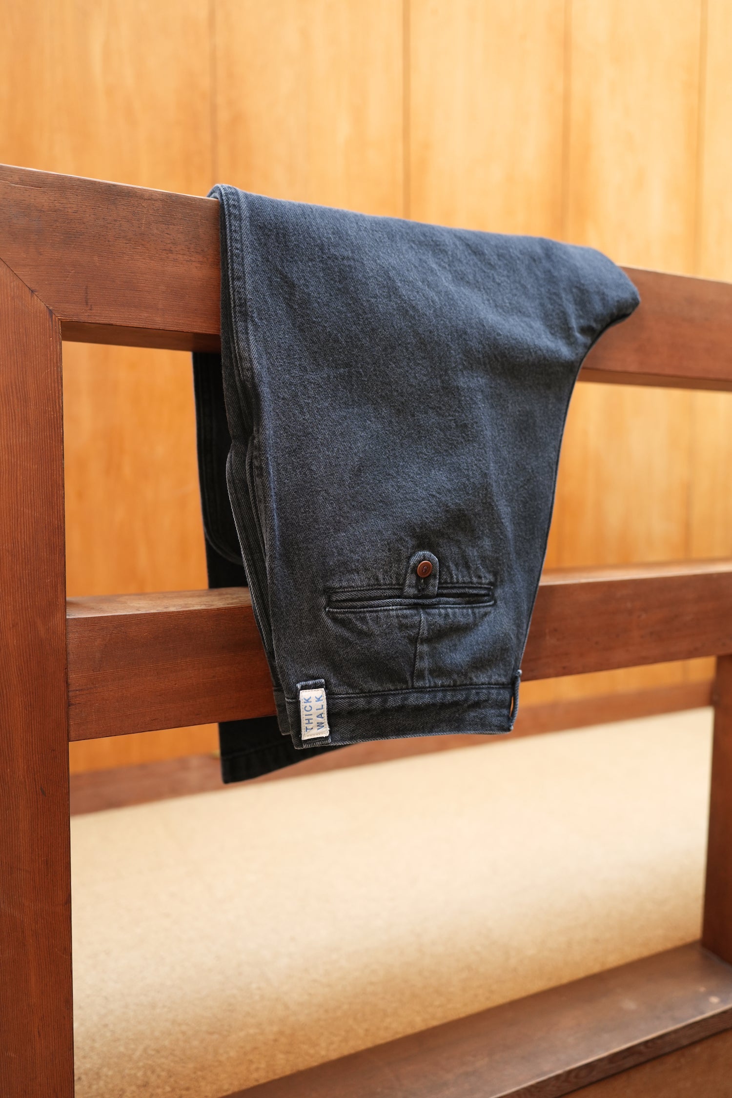 パンツ 037061 Development by NOROLL THICKWALK THICKWALK PANTS BLACK DENIM – DEVELOPMENT BY NOROLL