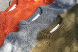 SIMPLE CREW NECK KNIT / OLIVE