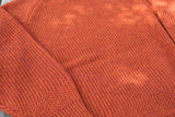 SIMPLE CREW NECK KNIT / ORANGE