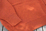 SIMPLE CREW NECK KNIT / ORANGE