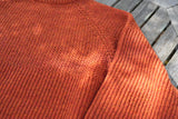 SIMPLE CREW NECK KNIT / ORANGE