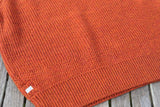 SIMPLE CREW NECK KNIT / ORANGE