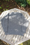 SIMPLE CREW NECK KNIT / GREY