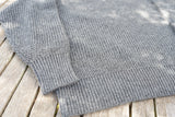 SIMPLE CREW NECK KNIT / GREY