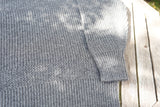 SIMPLE CREW NECK KNIT / GREY