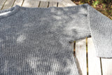 SIMPLE CREW NECK KNIT / GREY