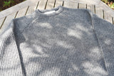 SIMPLE CREW NECK KNIT / GREY