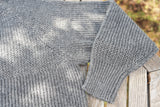 SIMPLE CREW NECK KNIT / GREY