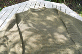 SIMPLE CREW NECK KNIT / OLIVE