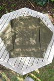 SIMPLE CREW NECK KNIT / OLIVE