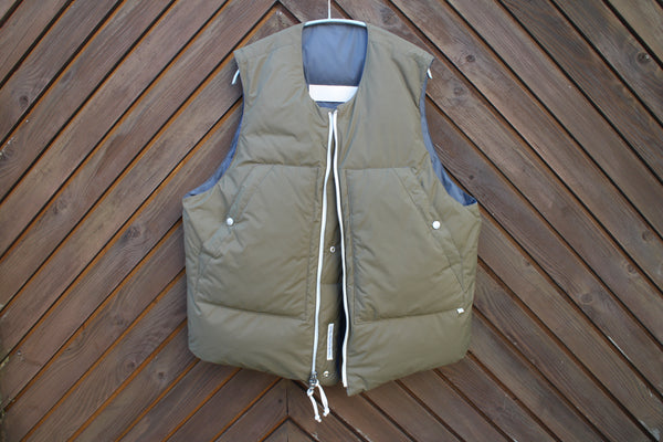 VESTAS TWO FACE DOWN / OLIVE BROWN-GREY