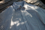 NORMAL SHIRT STRIPE S/S/BLUE